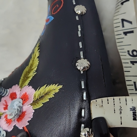 Beautiful Sequin Studded Platform Mules Size 36 - Picture 8 of 8